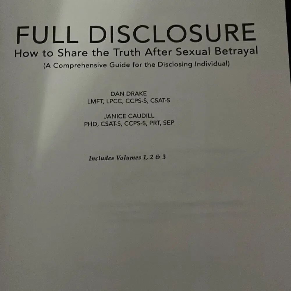 NEW Full Disclosure Workbook - Picture 4 of 10